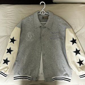 Grey stars Varsity Jacket